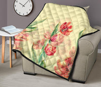 Beautiful Flower Premium Quilt - Polynesian Pride