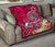 Polynesian Premium Quilt - Turtle Plumeria Pink Color - Polynesian Pride