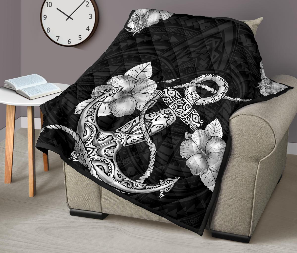 Polynesian Anchor Premium Quilt - Polynesian Pride