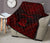 Vanuatu Premium Quilt - Vanuatu Coat Of Arms Polynesian Chief Red Version - Polynesian Pride