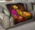 Hawaii Turtle Tribal Map Hibiscus Plumeria Premium Quilt - Polynesian Pride
