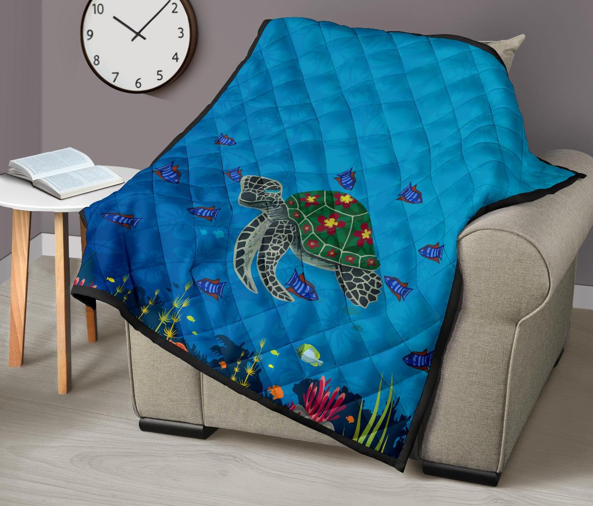 Hawaii Ocean Premium Quilt - Polynesian Pride