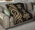 Fiji Polynesian Premium Quilt - Gold Tentacle Turtle - Polynesian Pride