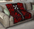Gambier Islands Premium Quilt - Gambier Islands Flag Polynesian Red Tattoo - Polynesian Pride