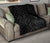 Hawaii Map Plumeria Polynesian Gray Premium Quilt - Polynesian Pride