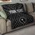 Chuuk Custom Personalised Premium Quilt - Chuuk Seal With Polynesian Tattoo Style ( Black) Black - Polynesian Pride