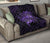 Hawaii Premium Quilt - Turtle Strong Pattern Hibiscus Plumeria Violet AH - Polynesian Pride