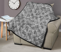 Polynesian Premium Quilt White And Black - Polynesian Pride