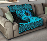 Cook Island Quilt Wave Navy Design - Polynesian Pride