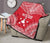Austral Islands Premium Quilt - Austral Islands Flag Polynesian Chief Red Version - Polynesian Pride