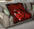Hawaii Turtle Poly Tribal Red Premium Quilt - Polynesian Pride