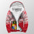 Tonga Rugby Sherpa Hoodie Polynesian Style LT6 Red - Polynesian Pride