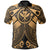 Hawaii Polynesian Polo Shirt Gold Kanaka Maoli Map Unisex Gold - Polynesian Pride