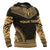 Palau Polynesian Chief Custom Hoodie Gold Version - Polynesian Pride