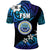 Federated States of Micronesia Polo Shirt Unique Vibes Blue LT8 - Polynesian Pride