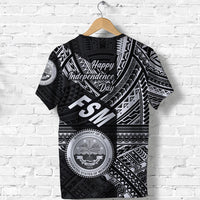 Federated States of Micronesia T Shirt FSM Happy Independence Day Original Vibes Black LT8 - Polynesian Pride