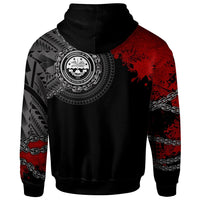 Federated States of Micronesia Zip up Hoodie Polynesian Chain Style - Polynesian Pride