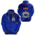 Manu Samoa Rugby Zip Hoodie Unique Version Full Blue Unisex Blue - Polynesian Pride