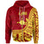 Rotuma Zip Hoodie Lau Flag Rotuma Red - Polynesian Pride