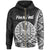 French Polynesia Zip Hoodie Custom Seal of French Polynesia Polynesian Patterns Unisex Black - Polynesian Pride