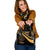 Palau Shoulder Handbag - Gold Polynesian Tentacle Tribal Pattern Crest One Size Gold - Polynesian Pride