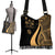 Fiji Boho Handbag - Gold Polynesian Tentacle Tribal Pattern Crest - Polynesian Pride