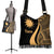 Nauru Boho Handbag - Gold Polynesian Tentacle Tribal Pattern - Polynesian Pride