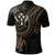 Kosrae Custom Polo Shirt Gold Turtle - Polynesian Pride