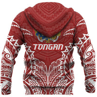 Tonga Premium Hoodie Tonga Coat of Arms Polynesian Tattoo - Polynesian Pride