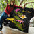 Papua New Guinea Polynesian Custom Personalised Quilt - Plumeria Tribal - Polynesian Pride