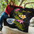 Federated States Of Micronesia Polynesian Custom Personalised Quilt - Plumeria Tribal - Polynesian Pride