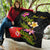 Wallis and Futuna Polynesian Custom Personalised Quilt - Plumeria Tribal - Polynesian Pride