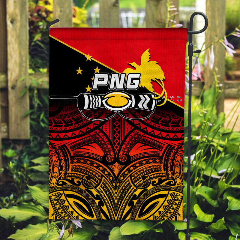 PNG Rugby The Kumuls Garden Flag LT6 - Polynesian Pride