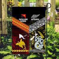 New Zealand And Papua New Guinea Flag Together - Yellow LT8 House Flag - Polynesian Pride