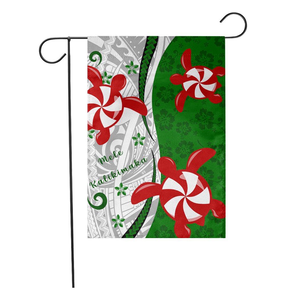 Hawaii Christmas Polynesian Flag - Turtle Candy - AH - Polynesian Pride