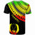 Pohnpei Custom T Shirt Ginger Lei Reggae Pattern - Polynesian Pride