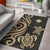 Marshall Islands Area Rug - Gold Tentacle Turtle Gold - Polynesian Pride