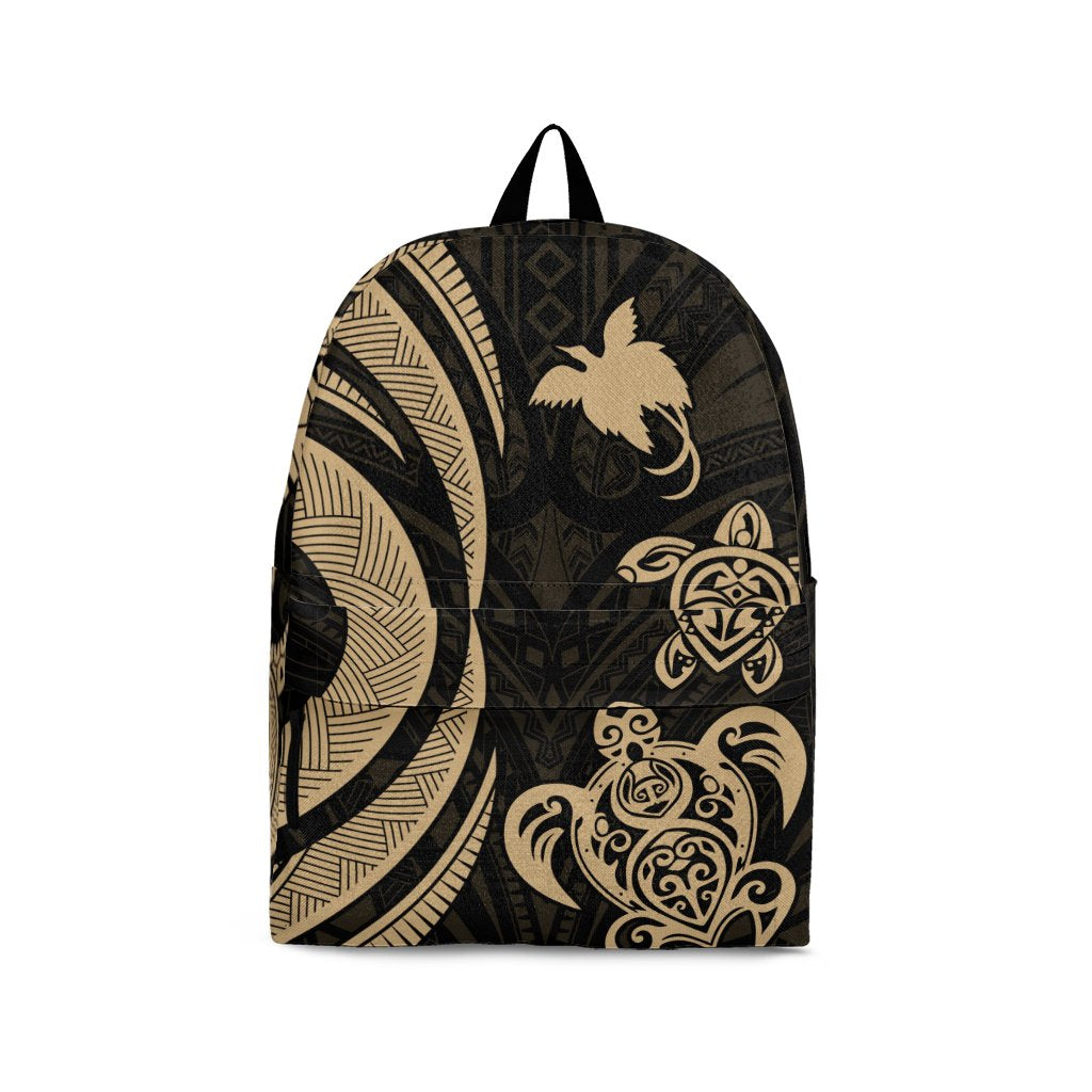 Papua New Guinea Backpack - Gold Tentacle Turtle Gold - Polynesian Pride