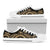 Hawaii Low Top Canvas Shoes - Gold Tentacle Turtle - Polynesian Pride