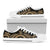 Fiji Low Top Canvas Shoes - Gold Tentacle Turtle - Polynesian Pride