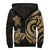 Guam Sherpa Hoodie - Gold Tentacle Turtle - Polynesian Pride