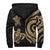 Tahiti Sherpa Hoodie - Gold Tentacle Turtle - Polynesian Pride