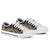 Guam Low Top Canvas Shoes - Gold Tentacle Turtle - Polynesian Pride