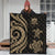 Tuvalu Premium Quilt - Gold Tentacle Turtle - Polynesian Pride