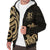 Tuvalu Sherpa Hoodie - Gold Tentacle Turtle - Polynesian Pride