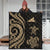 Tokelau Premium Quilt - Gold Tentacle Turtle - Polynesian Pride