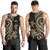 Marshall Islands Men's Tank Top - Gold Tentacle Turtle - Polynesian Pride