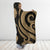 Tahiti Hooded Blanket - Gold Tentacle Turtle - Polynesian Pride