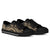 Hawaii Low Top Canvas Shoes - Gold Tentacle Turtle - Polynesian Pride