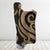 Kosrae Hooded Blanket - Gold Tentacle Turtle - Polynesian Pride